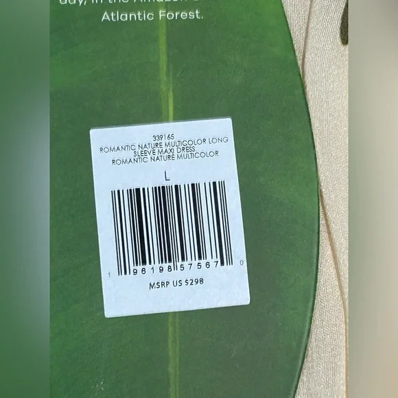 FARM Rio Romantic Nature Long Sleeve Maxi Dress - Picture 12 of 12